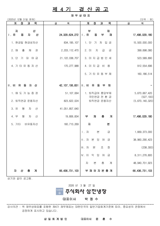 제4기 결산공고-삼진냉장2025년12월31일.jpg